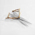 ID SCISSORS - Cutting Scissors for Home/Studio/Office Use (Burnished Brass)