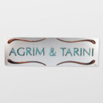 SWISH Signage - Handcrafted Brass Nameplate For Homes
