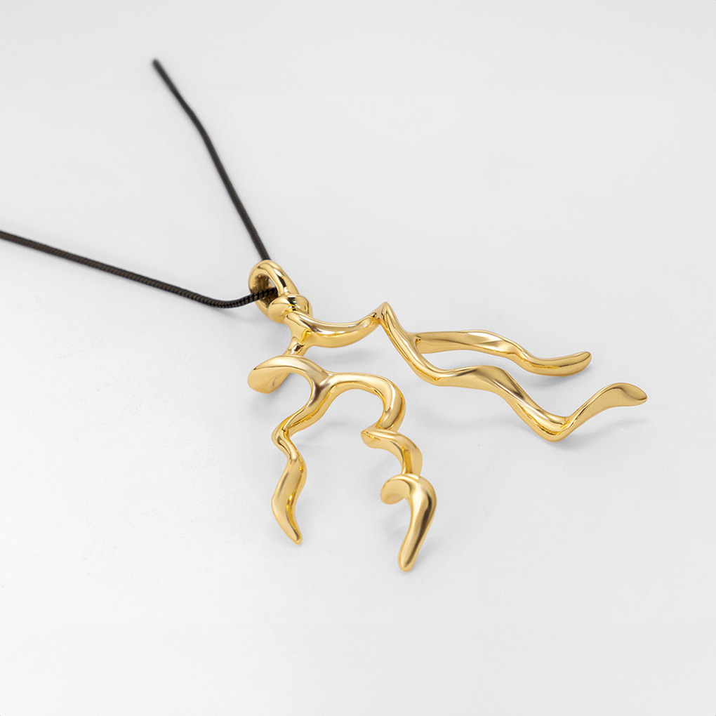 EDEN PENDANT – Handcrafted Brass Necklace Pendant (Polished Brass)