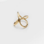 EDEN NAPKIN RINGS – Elegant Brass Napkin Rings For Dining (Polished Brass)