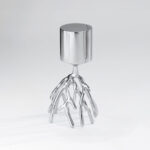 HARVEST SALT SHAKER - Elegant Salt Shaker For Dining Table (Chromed Brass)