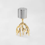HARVEST SALT SHAKER - Elegant Salt Shaker For Dining Table (Polished Brass)