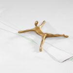 ID PAPERWEIGHT - Interesting Office Tabletop Accessory (Burnished Brass)