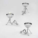RADIANT TEA LIGHT – Sculptural Brass Tea Light Holder