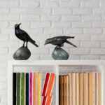 THE CROWS - Nature-Inspired Brass Table Sculpture For home & Office