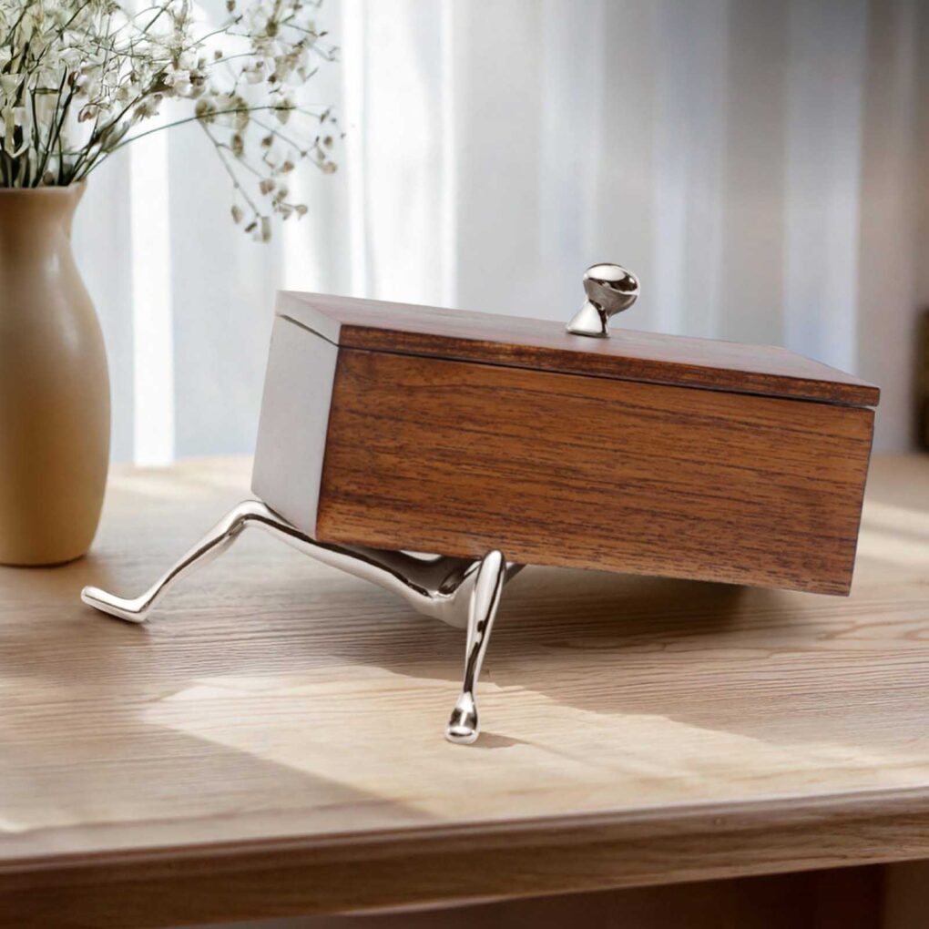 MY CHEST - Quirky Brass Box For Jewelry, Keys, Or Keepsakes - Image 3