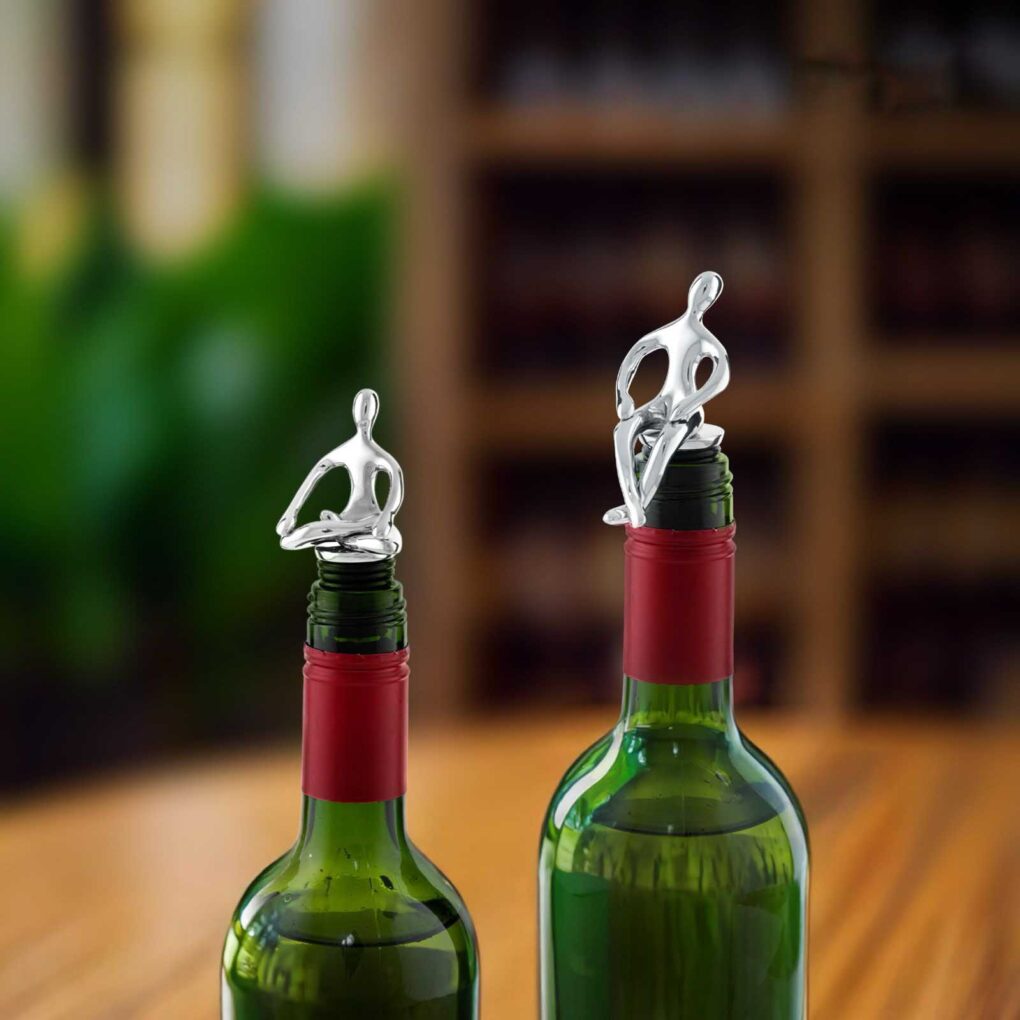 PERCH BOTTLE STOPPER – Artistic Brass Bottle Cap - Image 2
