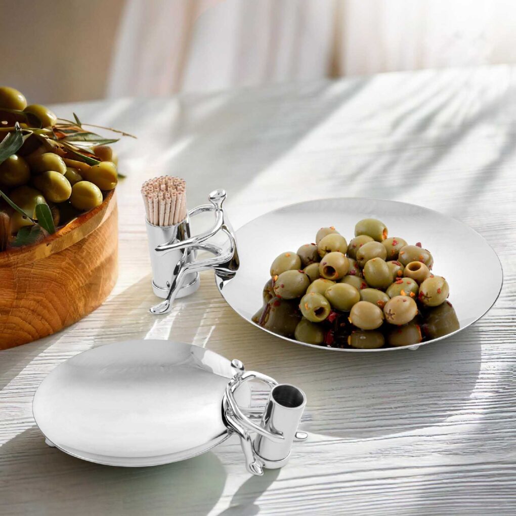 BAZAAR OLIVE DISH – Brass Snack Dish For Gatherings - Image 4